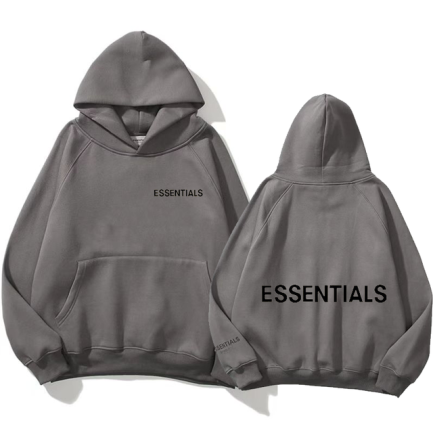 Fear Of God Essentials Unisex Hoodie University Letter Molded Hoods